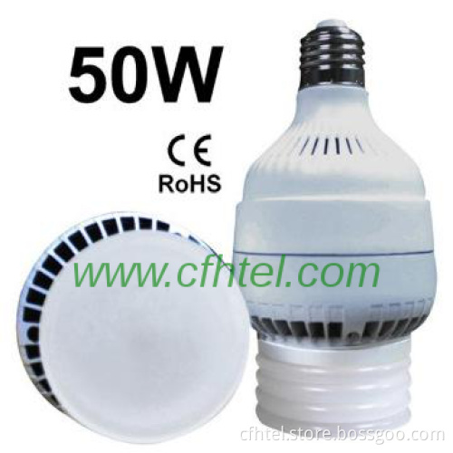 New design E27 50W LED bulb replacment of High-power CFL and high bay